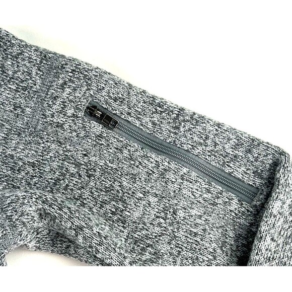 Patagonia Womens Better Sweater 1/4 Zip Fleece Heather Birch White Hiking XXS - Picture 4 of 9